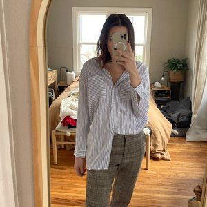 zara striped shirt